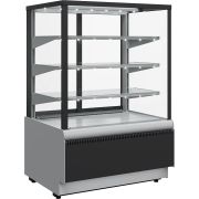 Витрина холодильная ВХСв-0,9д Carboma Cube Люкс ТЕХНО (КС70 VV 0.9-1 9006-9005)