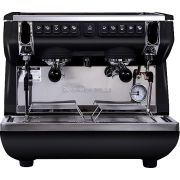Кофемашина рожковая NUOVA SIMONELLI APPIA LIFE COMPACT 2GR V 220V 2 группы (выс.), бойлер 7,5л., черная, экономайзер