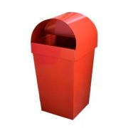 Урна переносная короткая Руслан-2  (Красный/красный)