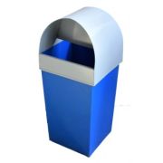 Урна переносная короткая Руслан-2  (Синий/серый)
