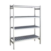 Стеллаж в разобранном виде 450X1525X1700mm (алюминий, полиэтилен)