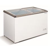 Морозильный ларь WILLMARK FSL-300X-4 (280л.,до -24С,стекл.дверь, 4 корз.,замок, белый)