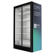 Холодильный шкаф Briskly 11 Slide Smart RAL 7024 СЕРЫЙ КОРПУС (1195х734х2065) БЕЗ КАНАПЭ
