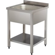 Ванна моечная с бортом нерж.VA-DSA145 (600х700х850 мм)